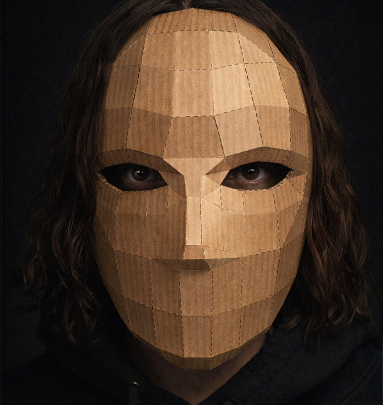 BLANK FACE MASK