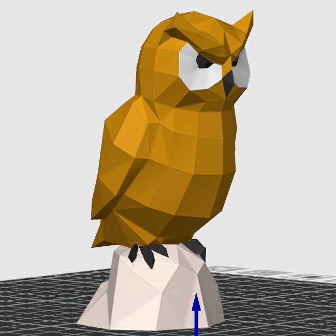 LOWPOLY OWL