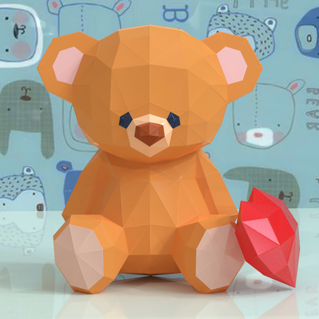 Teddy Bear holding heart