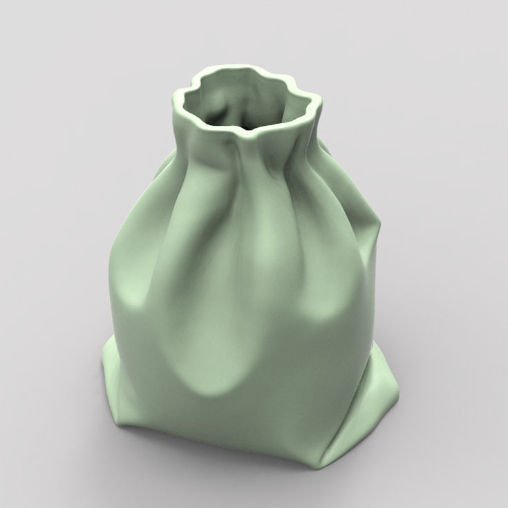 CLOTH BAG VASE