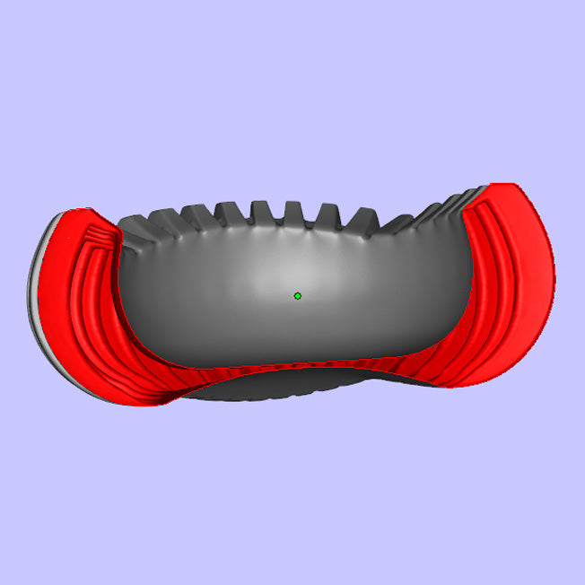 FLUTED RIBBED PLANTER POT