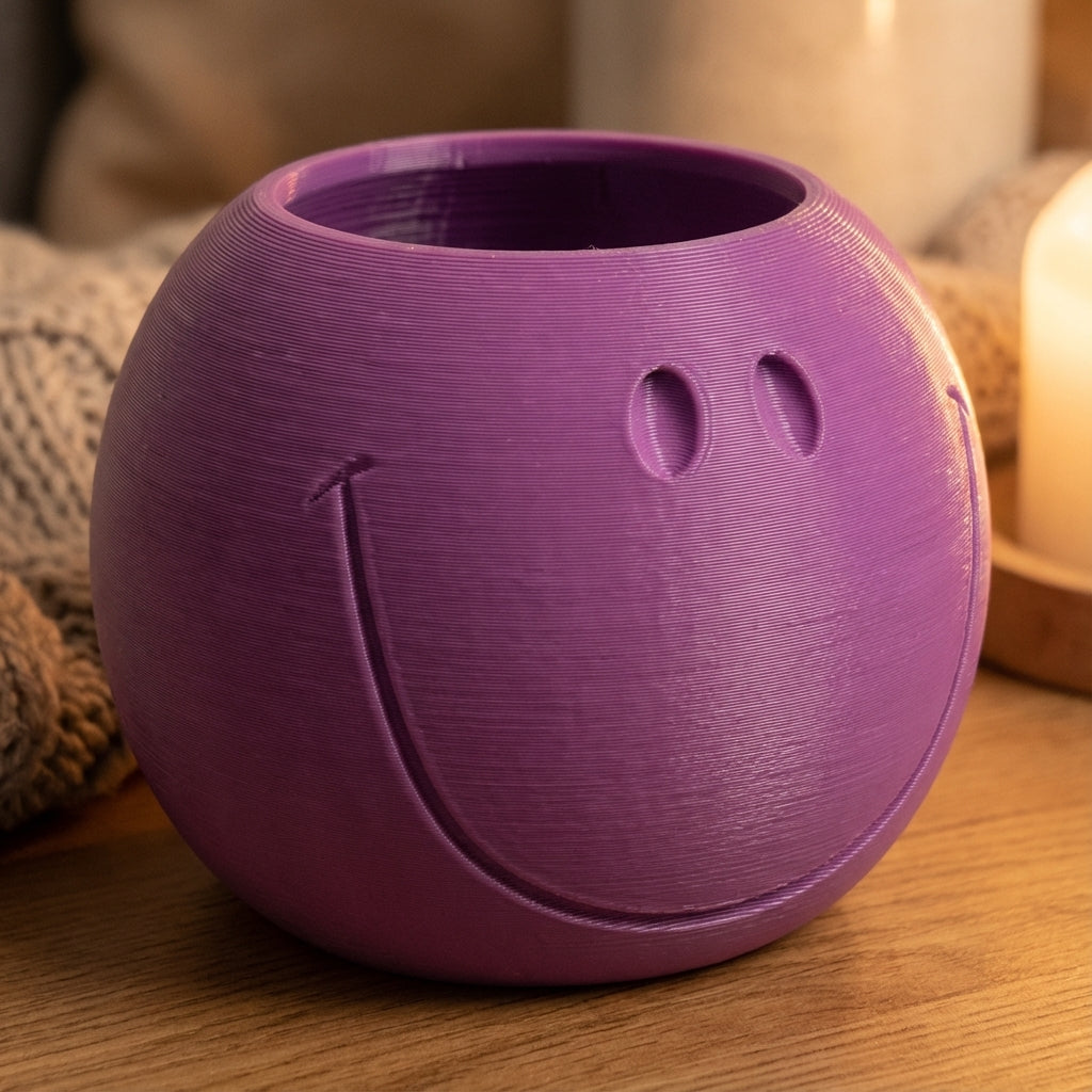 SMILEY FACE PLANTER POT