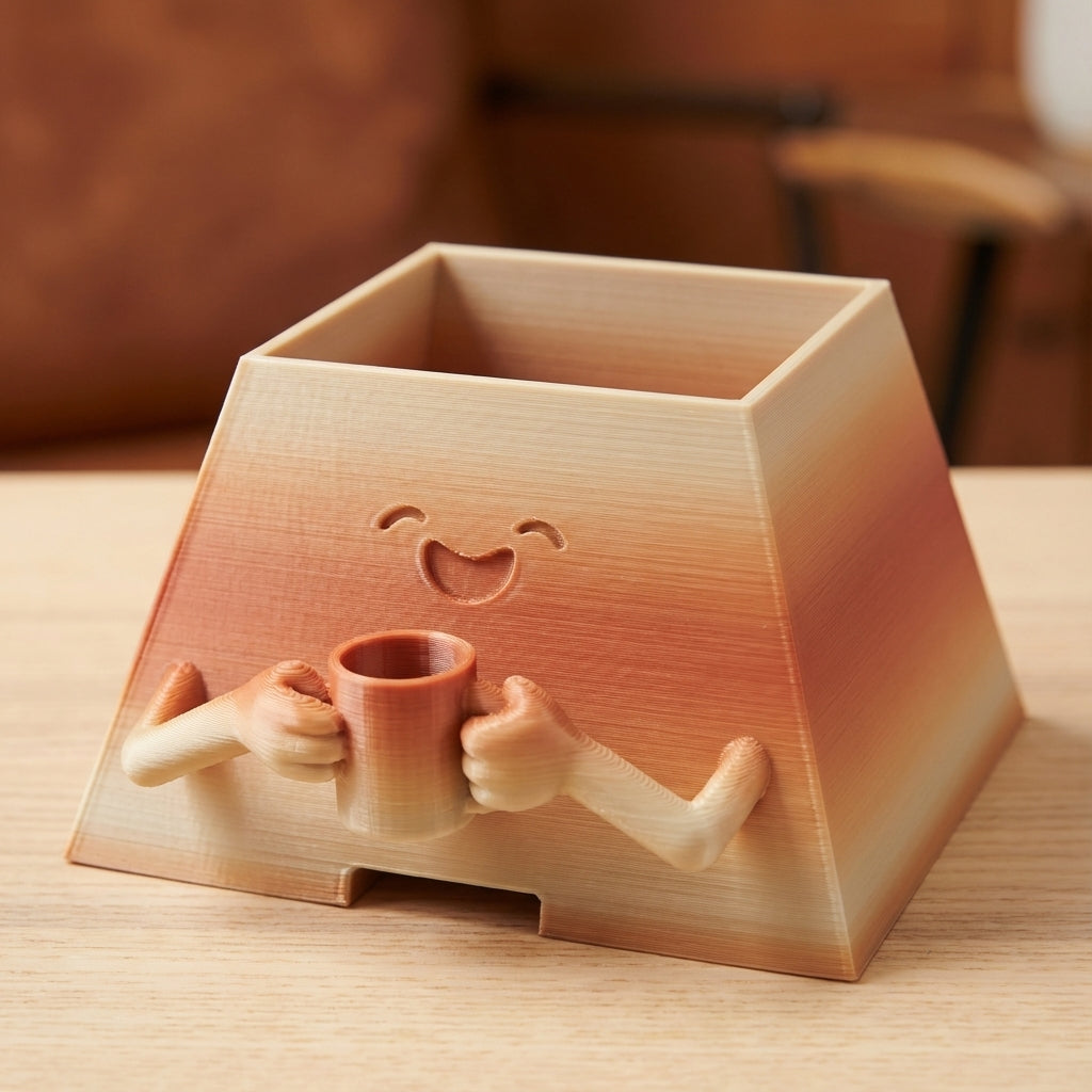 HAPPY FACE COFFEE CUP PLANTER POT – Wonder Ming Studio