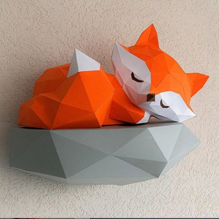 Fox sleeping