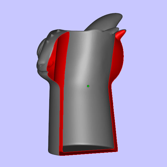 TOOTHLESS DRAGON HOLDER VASE