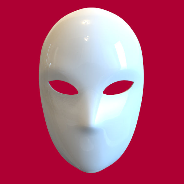 BLANK FACE MASK