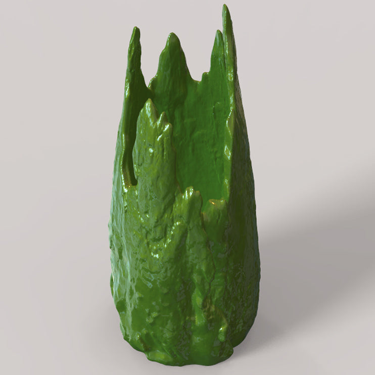 UNIQUE SCULPTURAL ORGANIC VASE