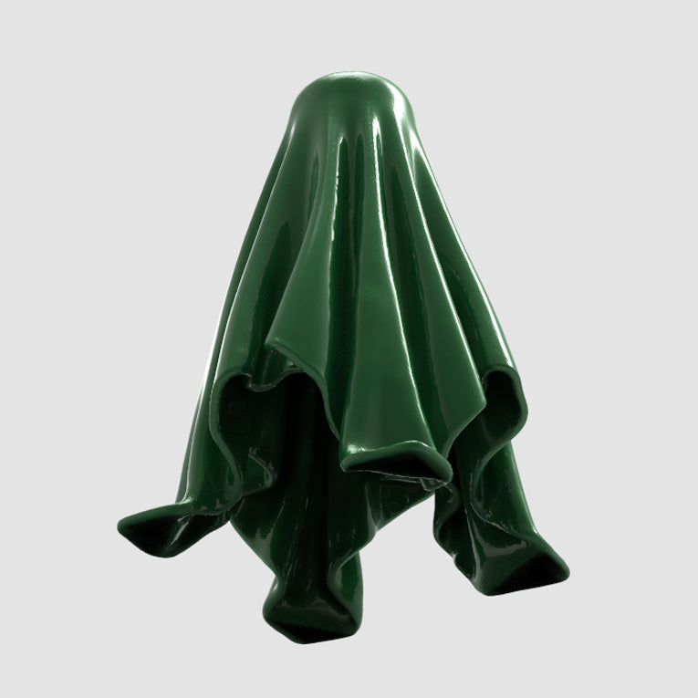 FABRIC DRAPED VASE