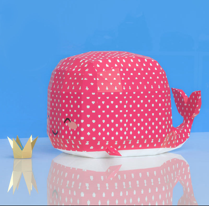 Whale with crown