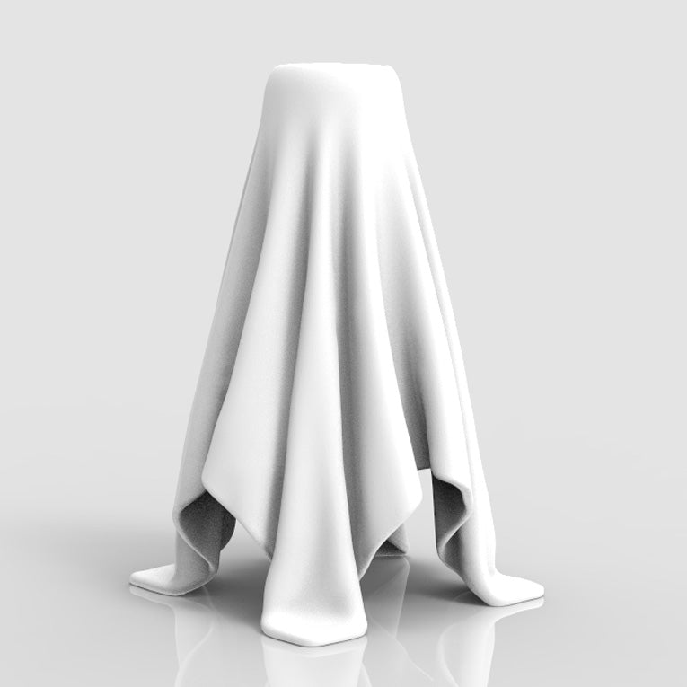 FABRIC DRAPED VASE