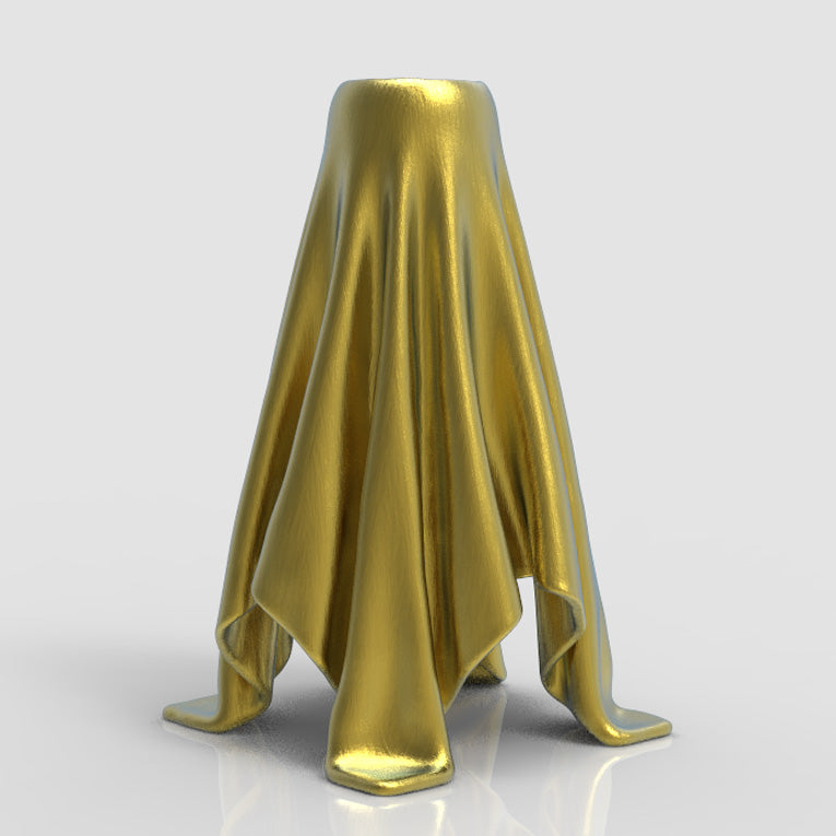 FABRIC DRAPED VASE