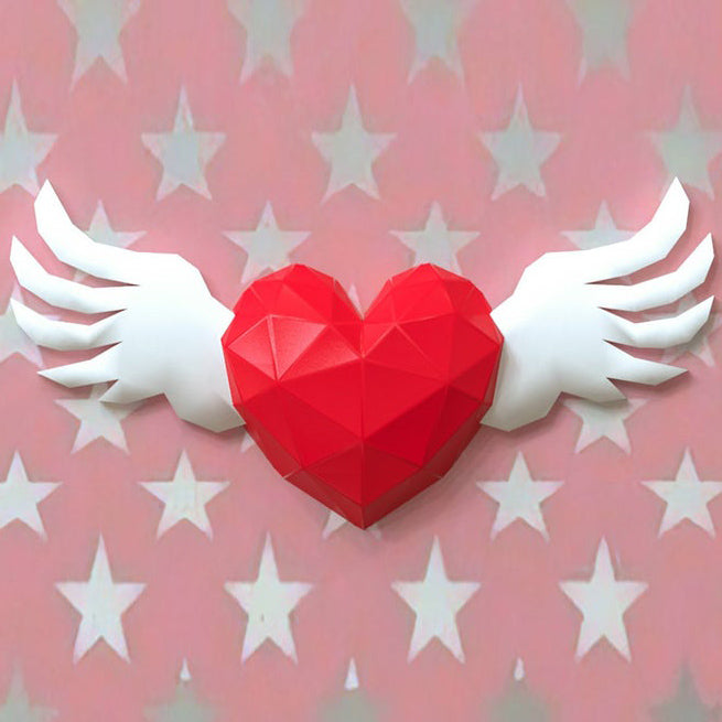 Valentine Heart with wings