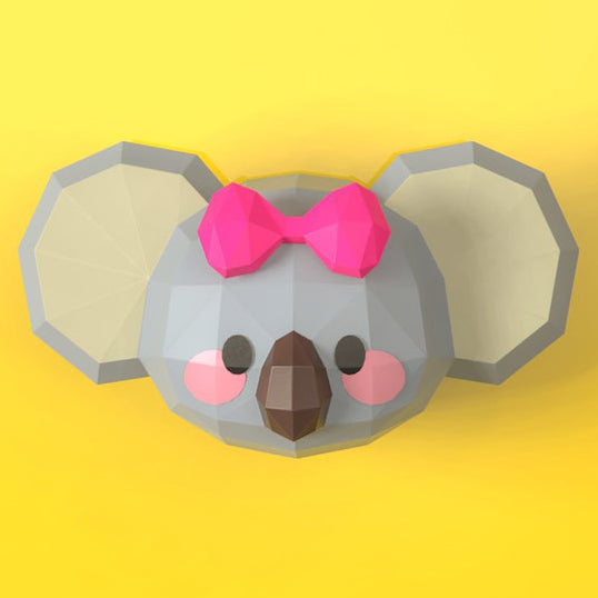 Koala Bear Head Wall Decor