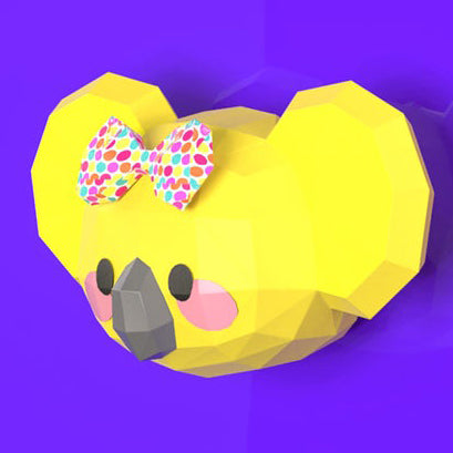 Koala Bear Head Wall Decor