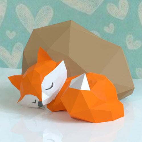 Fox sleeping