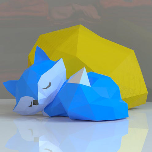Fox sleeping