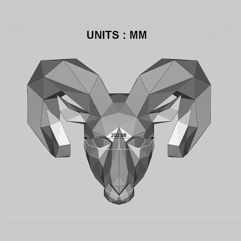 Ram Goat mask
