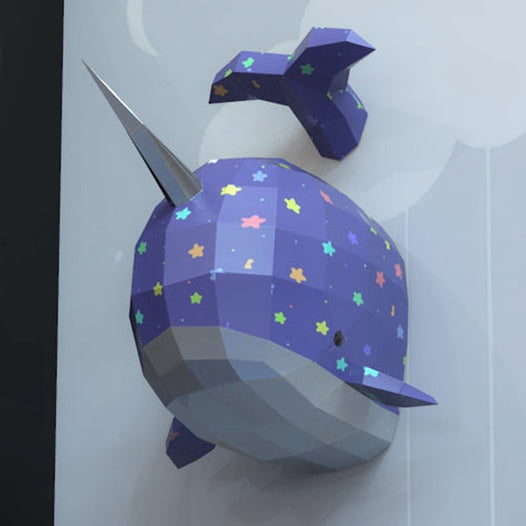 Whale Unicorn Wall Decor