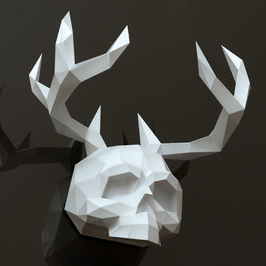 Skull with Horns wall decor