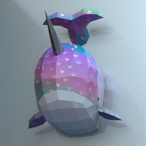 Whale Unicorn Wall Decor