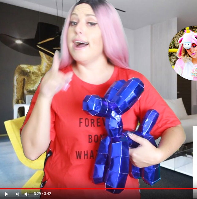 Papercraft Balloon Dog