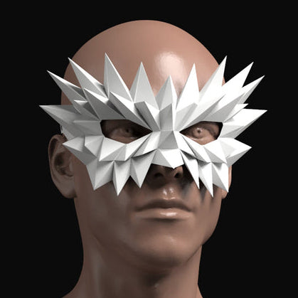 Spikes Half Mask