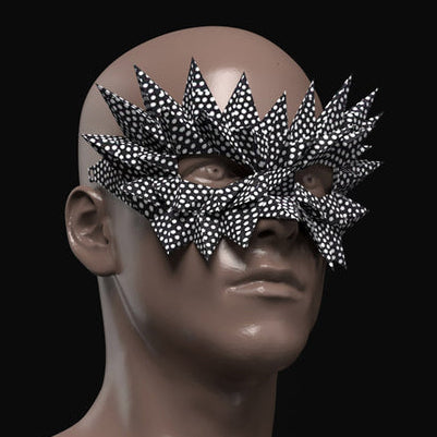 Spikes Half Mask