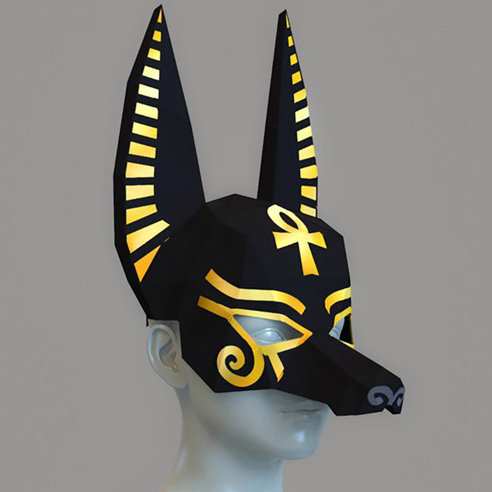 Papercraft Anubis Mask