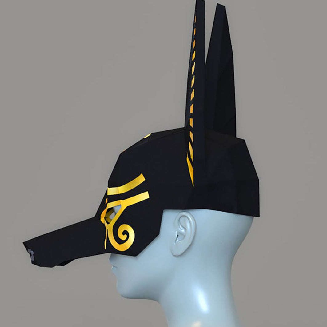 Papercraft Anubis Mask
