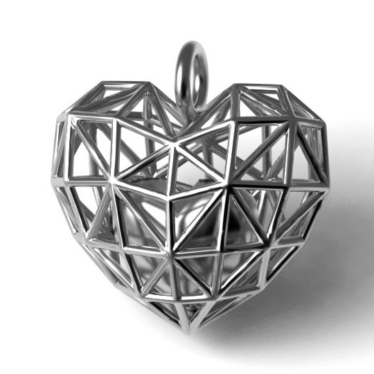 HEART WITHIN A HEART PENDANT