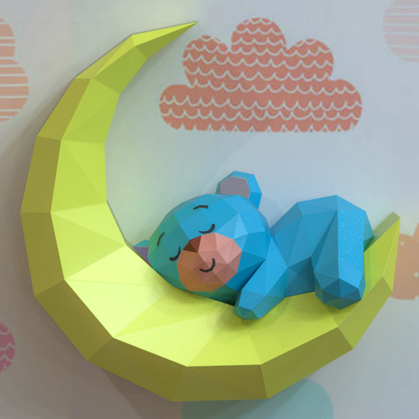 Bear Sleeping On Moon