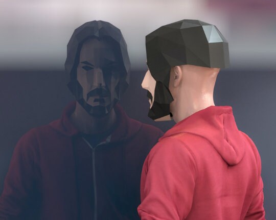 Bearded Man Mask