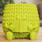 KNITTED HAPPY FACE PLANTER POT