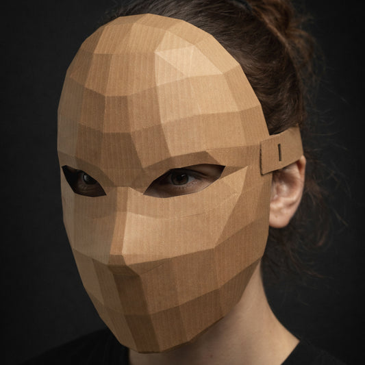BLANK FACE MASK