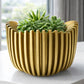 FLUTED RIBBED PLANTER POT