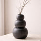 STACKED PEBBLE VASE