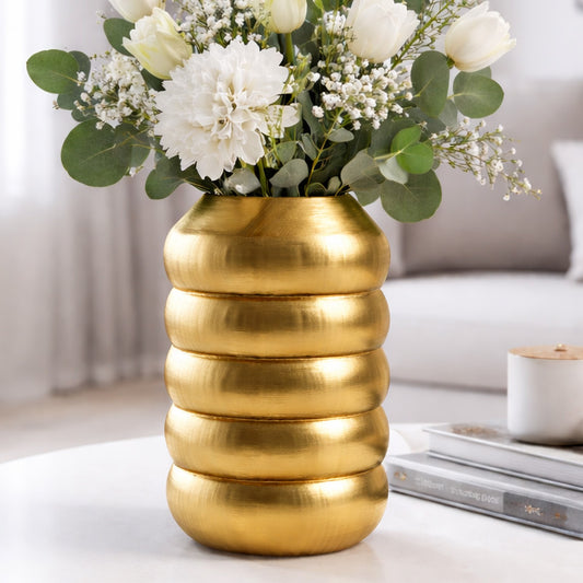 STACKED DISC VASE