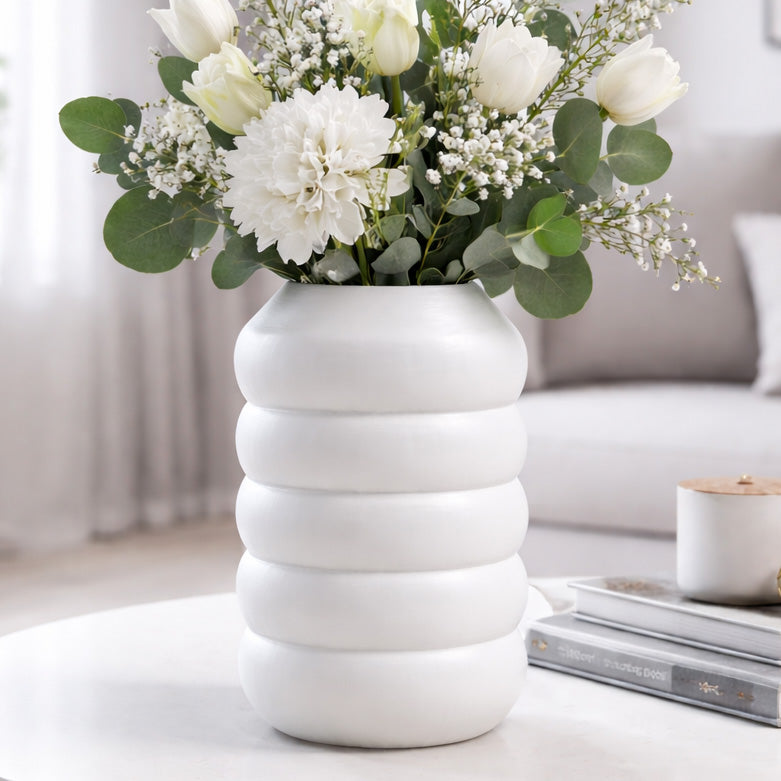 STACKED DISC VASE