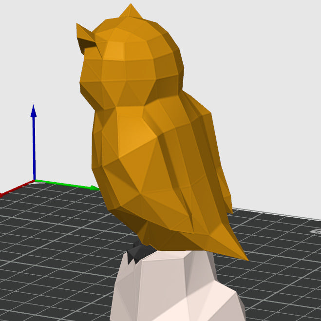 LOWPOLY OWL