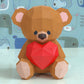 Teddy Bear holding heart