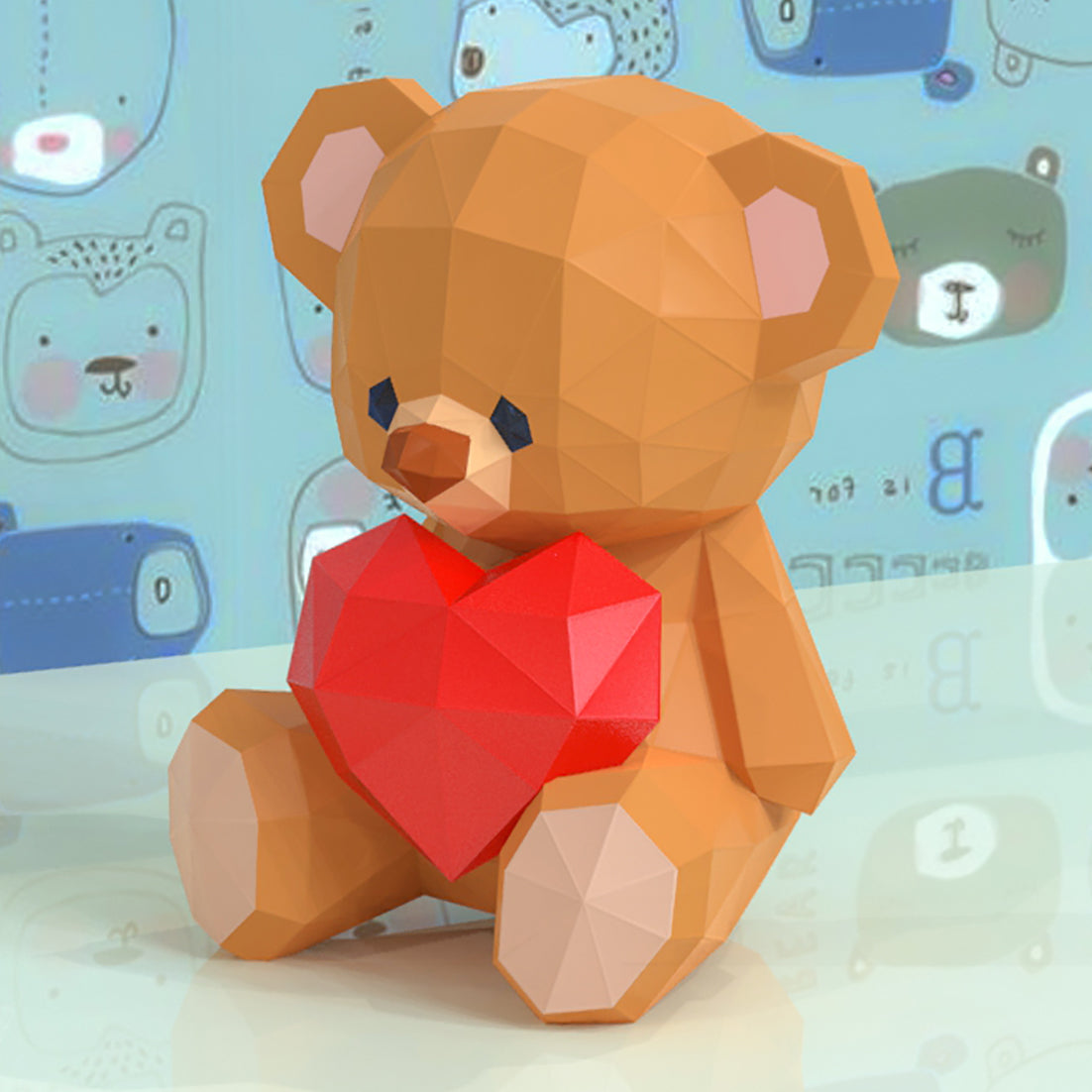 Teddy Bear holding heart