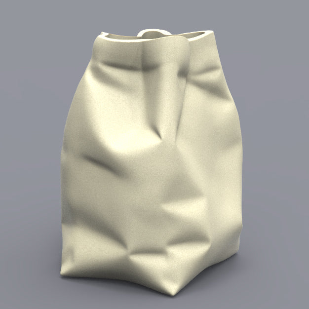 CRUMPLE BAG VASE