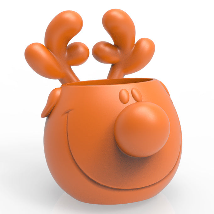 DEER BOWL PLANTER POT