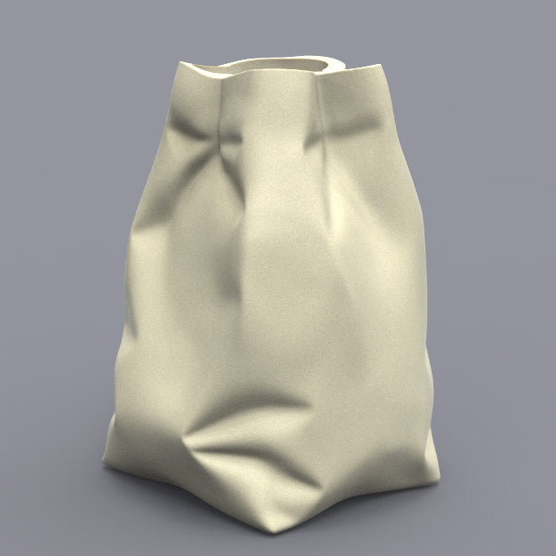 CRUMPLE BAG VASE