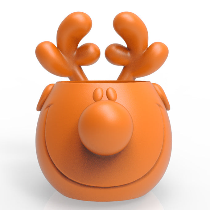 DEER BOWL PLANTER POT