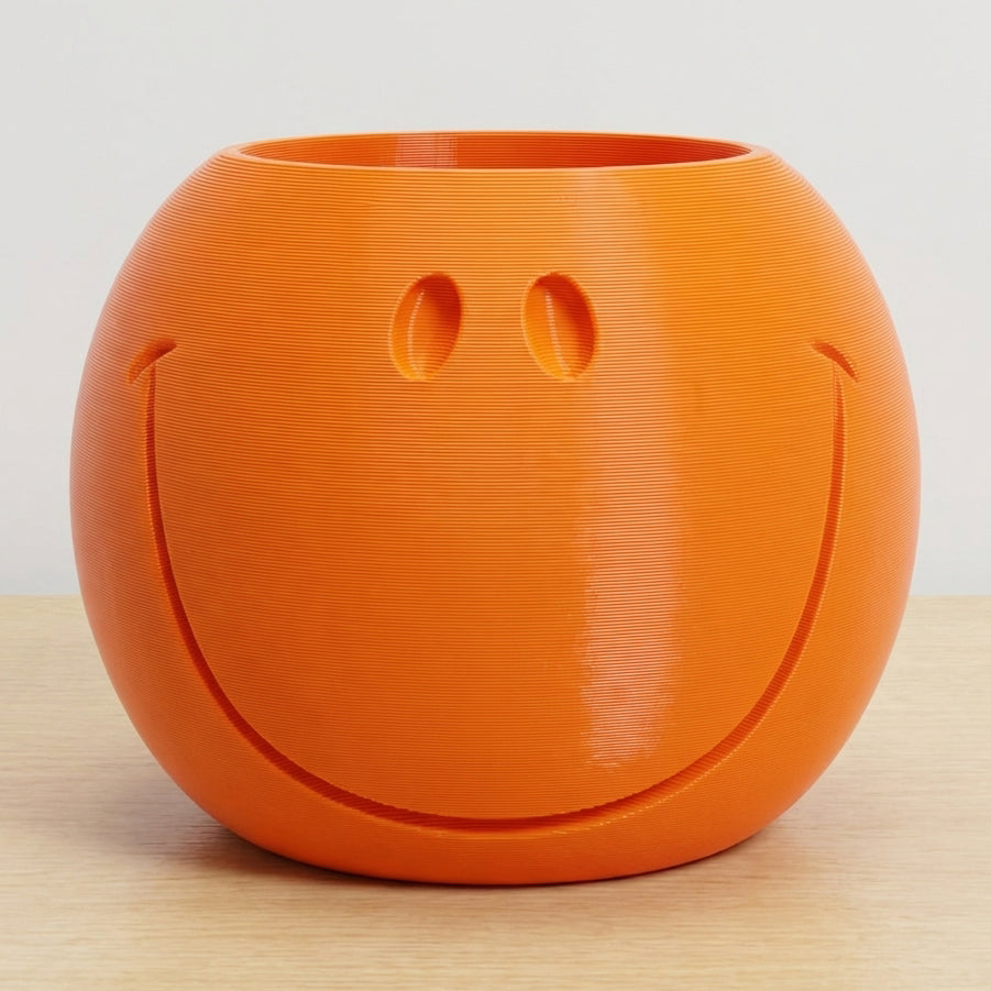 SMILEY FACE PLANTER POT