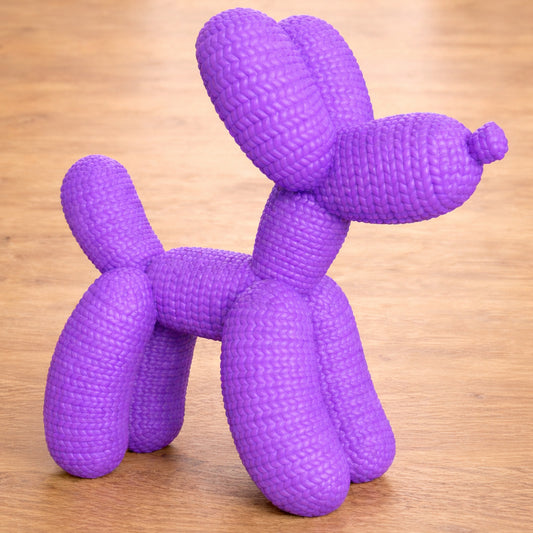CROCHET KNITTED BALLOON DOG