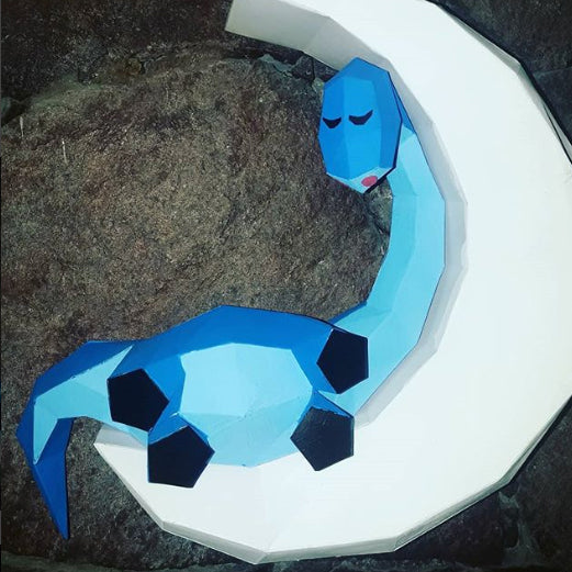 Dinosaur Sleeping On Moon
