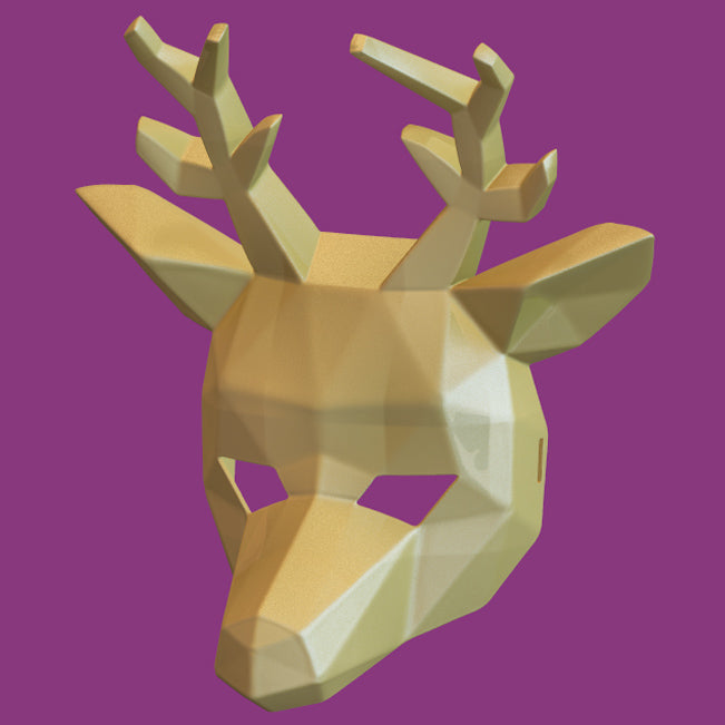 DEER FACETED MASK