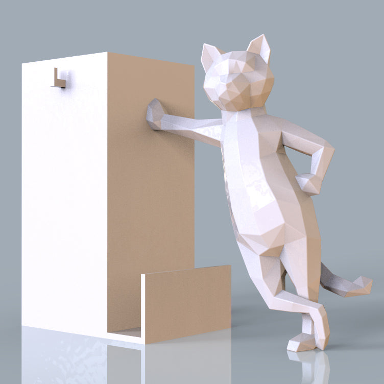 LOW POLY CAT MULTI HOLDER